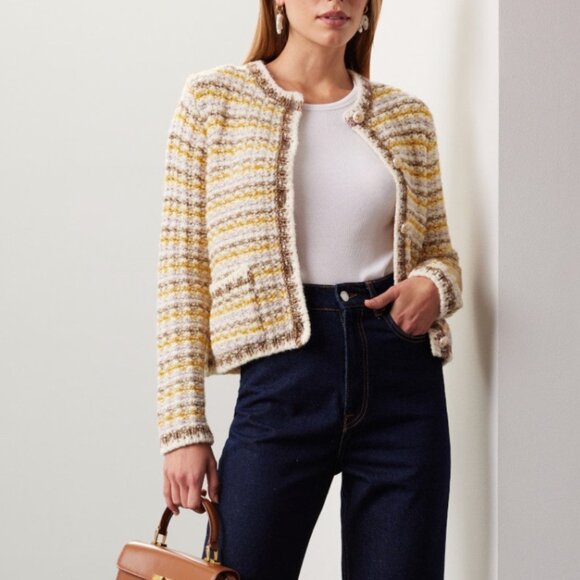 BA&SH Bill Cardigan Jacket Size Large - Picture 3 of 11